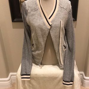 Splendid Grey zip up Jacket M